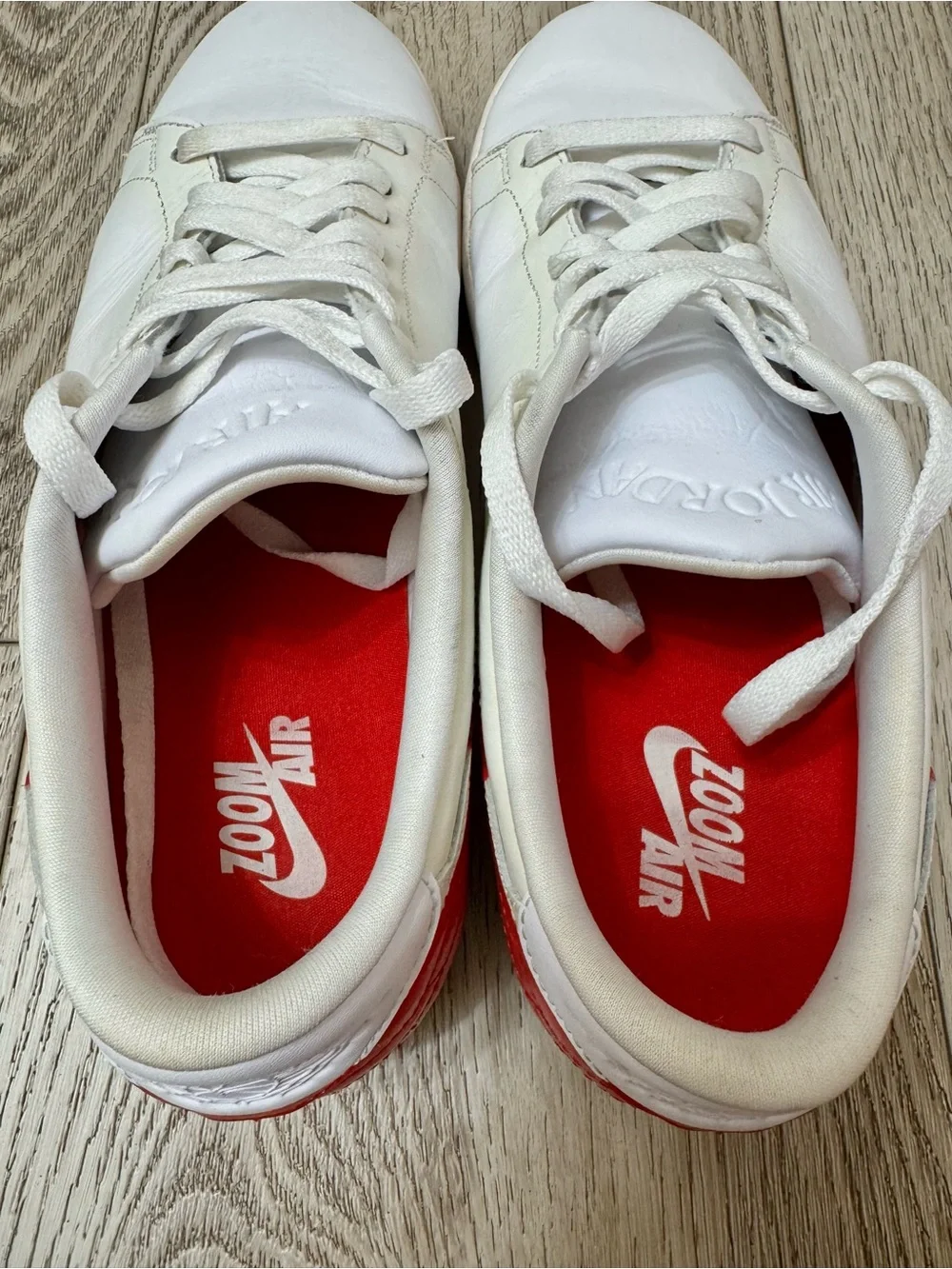 Air Jordan 1 Centre Court University Red White Shoes DJ2756-101 Mens Size 10.5